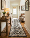 Savannah Elegance Collection Area Rug - Augusta (Fume Gray) Runner Fume Gray  lifestyle 73