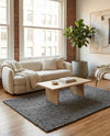 Woolen Sphere Collection Area Rug - Orbsburg (Gray) Rectangle Gray  lifestyle 12