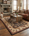 Frontier Trails Collection Area Rug -  Onyx Rectangle Black  lifestyle 41