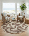 Seaside Haven Rugs Collection Area Rug -  Dunes Round Beige  lifestyle 58