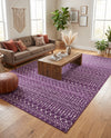 Marrakech Lattice Collection Area Rug - Medina (Violet) Rectangle Violet  lifestyle 11