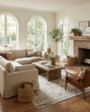 Riviera Elegance Collection Area Rug - Antibes (Beige) Rectangle Beige  lifestyle 10
