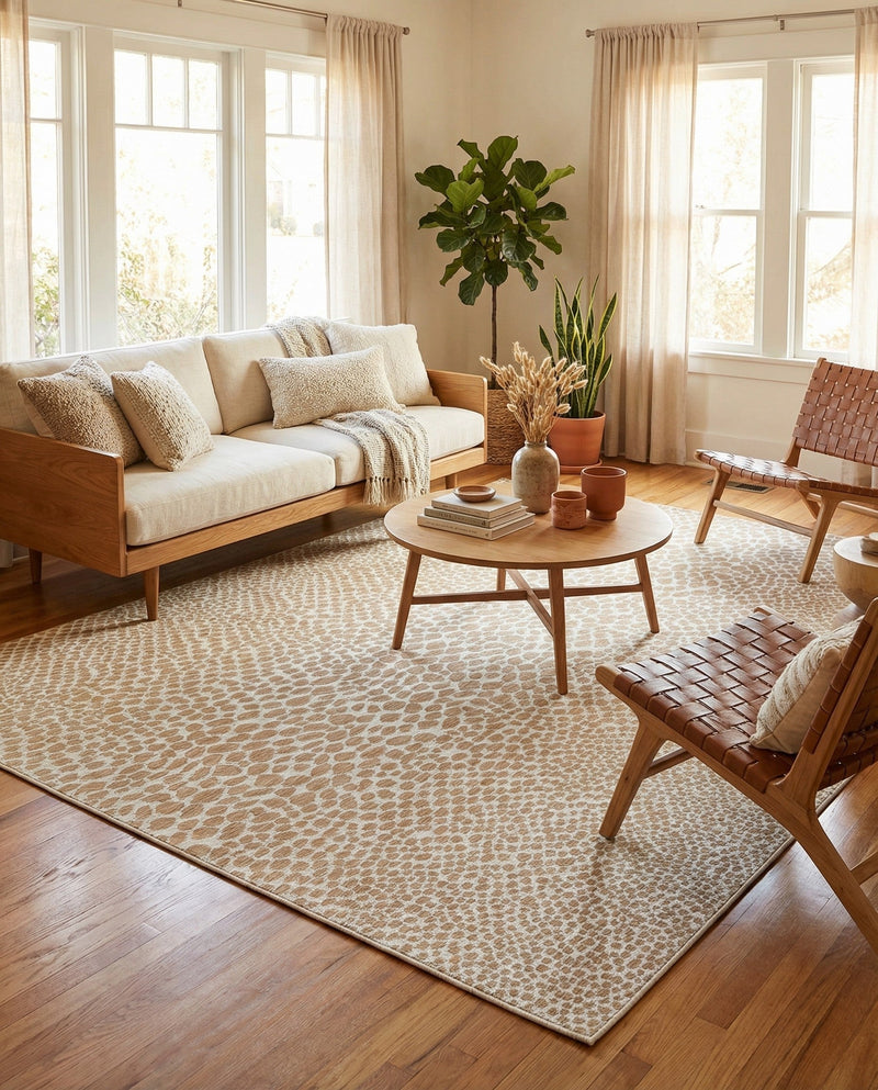 Urban Oasis Rugs Collection Area Rug -  Terrace (Dark Beige) Rectangle Dark Beige  lifestyle 9