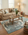 Savannah Sojourn Collection Area Rug -  Okavango Rectangle Multi  lifestyle 8