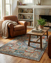 Patio Heritage Collection Area Rug -  Oasis Rectangle Multi  lifestyle 13