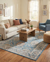 Mykonos Manor Collection Area Rug -  Paros Rectangle Blue  lifestyle 35