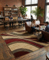 Bistro Lounge Collection Area Rug -  Frappe Rectangle Beige  lifestyle 7