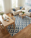 Urban Oasis Rugs Collection Area Rug -  Highrise (Blue) Rectangle Blue  lifestyle 10