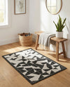Urban Terrace Collection Area Rug -  Mercer Rectangle Black and White  lifestyle 6