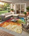 Urban Terrace Collection Area Rug -  Lawn Rectangle Multi  lifestyle 25