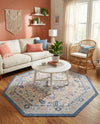 Savannah Series Collection Area Rug - Charleston (Multi) Octagon Multi  lifestyle 54