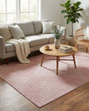 Urban Terrace Collection Area Rug -  Chelsea (Pink) Rectangle Pink  lifestyle 7