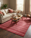Jewel Oasis Collection Area Rug - Sapphire (Rusty Pink Rose) Rectangle Rusty Pink Rose  lifestyle 3