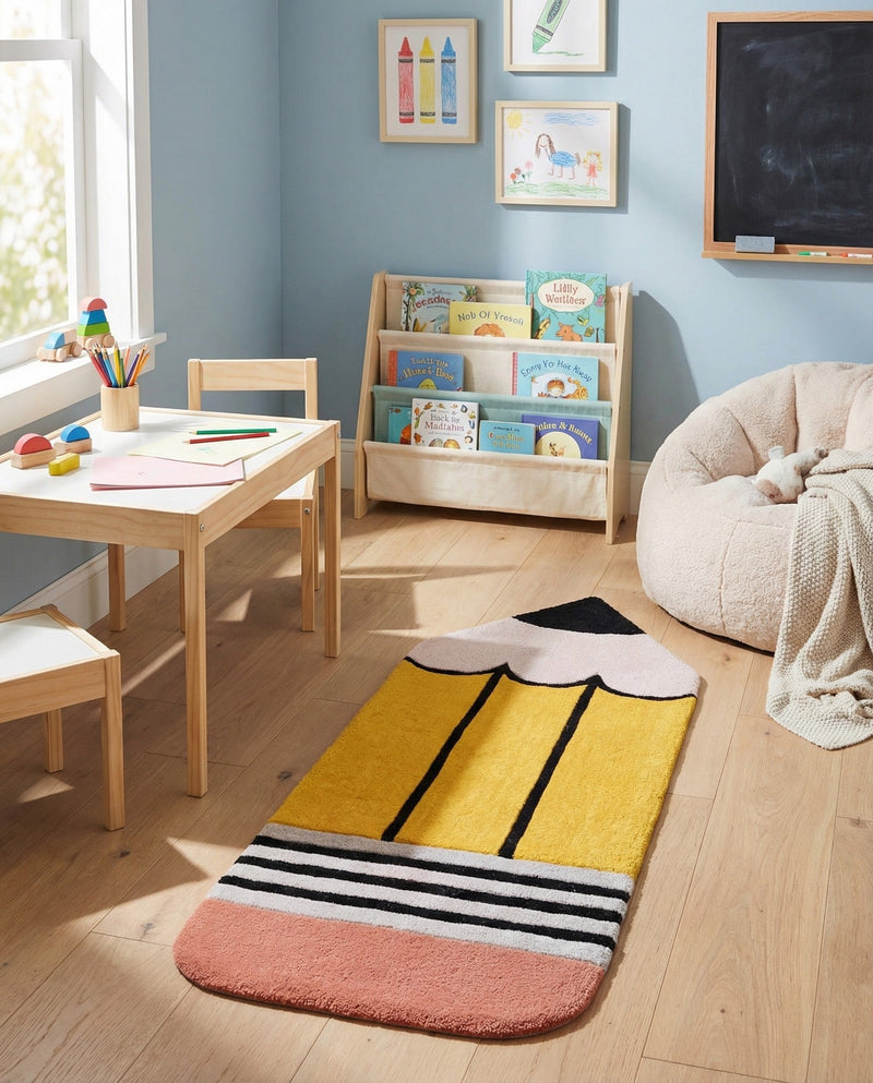 Whimsy Wonders Wool Collection Area Rug -  Horizon Runner Multi  lifestyle 3