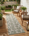 Coastal Terrace Collection Area Rug -  Marina Runner Ivory and Beige  lifestyle 56