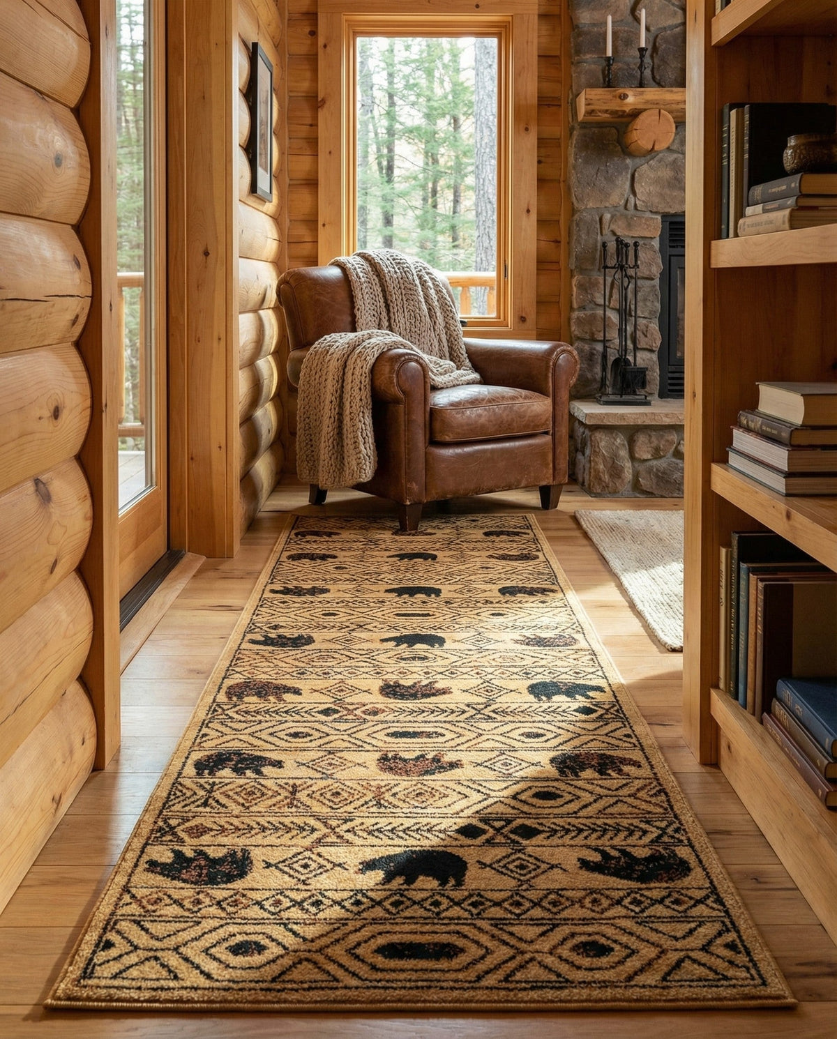 Frontier Trails Collection Area Rug -  Sedona Runner Cedar  lifestyle 70