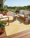 Urban Terrace Collection Area Rug -  Chelsea (Yellow) Rectangle Yellow  lifestyle 21