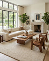 Woolen Sphere Collection Area Rug - Orbsburg (Ivory) Rectangle Ivory  lifestyle 16
