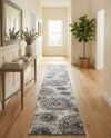 Riviera Elegance Collection Area Rug -  Monaco (Gray) Runner Gray  lifestyle 58