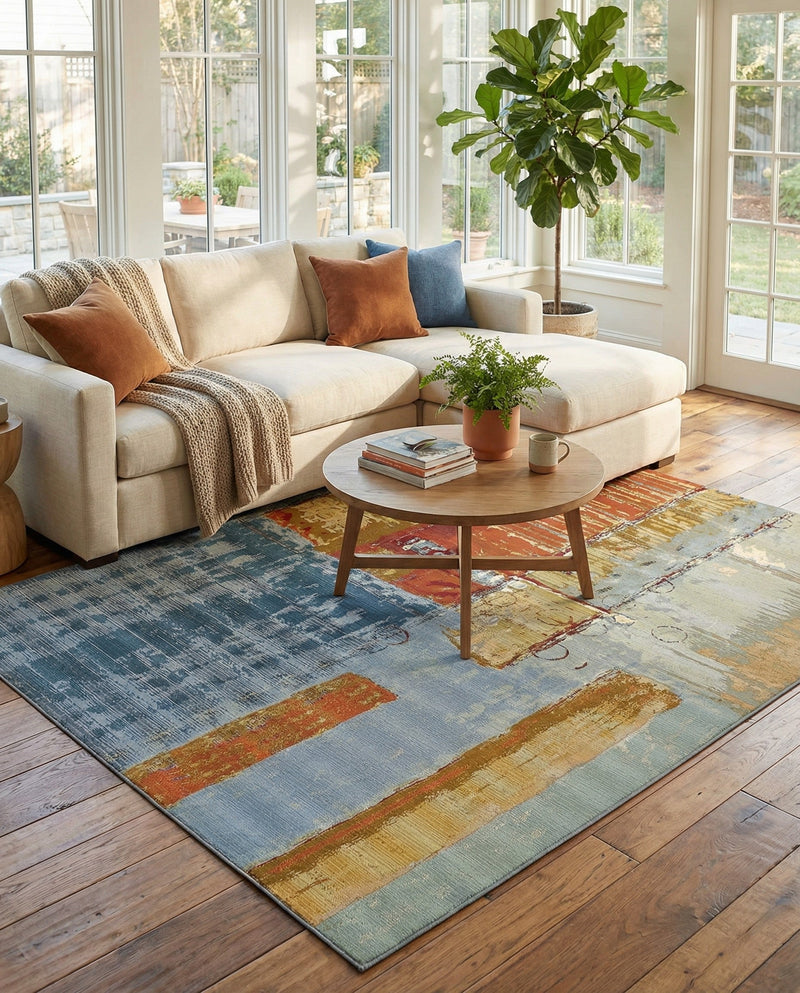 Urban Terrace Collection Area Rug -  Arbour Rectangle Multi  lifestyle 4