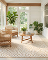 Sanctuary Retreat Collection Area Rug -  Oasis Rectangle Snow White  lifestyle 19
