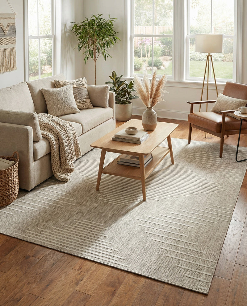 Urban Terrace Collection Area Rug -  Chelsea (Gray) Rectangle Gray  lifestyle 20