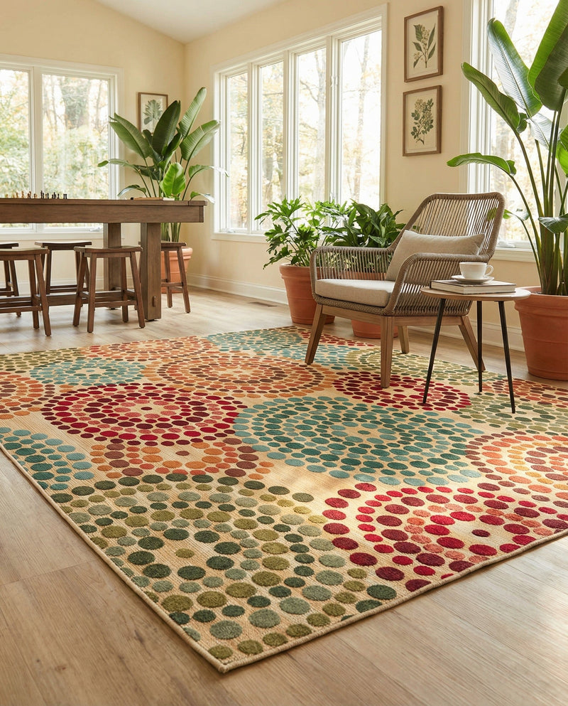 Urban Terrace Collection Area Rug -  Esplanade Rectangle Beige  lifestyle 31