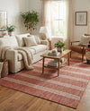 Urban Oasis Rugs Collection Area Rug -  District (Rust Red) Rectangle Rust Red  lifestyle 6