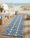 Seaside Haven Rugs Collection Area Rug - Sapphire (Blue) Runner Blue  lifestyle 46