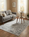 Bloomsbury Elegance Collection Area Rug - Mayfair Rectangle Gray  lifestyle 43