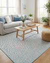 Urban Oasis Rugs Collection Area Rug -  Terrace (Pink and Aqua) Rectangle Pink and Aqua  lifestyle 16