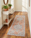Mykonos Manor Collection Area Rug -  Tinos (Salmon Pink) Runner Salmon Pink  lifestyle 30