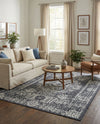 Patio Heritage Collection Area Rug - Savannah (Charcoal Gray) Rectangle Charcoal Gray  lifestyle 7