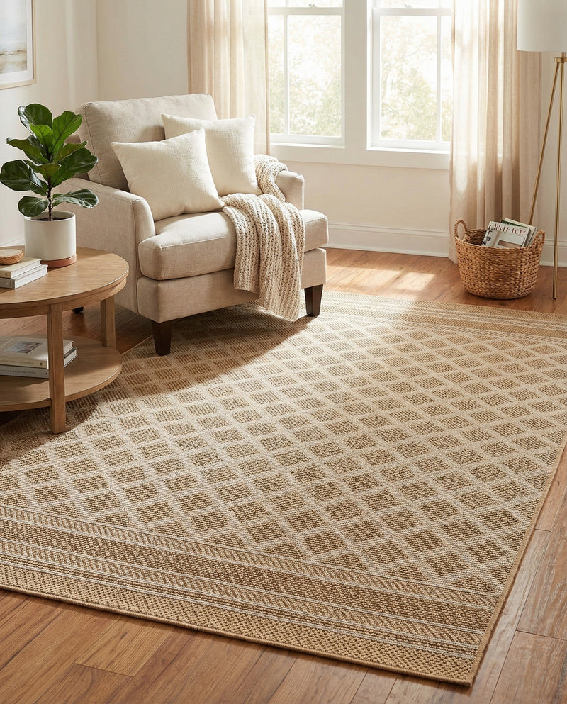 Savannah Pergola Collection Area Rug - Savannah Rectangle Natural  lifestyle 66