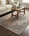 Patio Heritage Collection Area Rug -  Charleston (Beige) Rectangle Beige  lifestyle 18