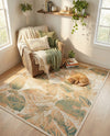 Coastal Terrace Collection Area Rug -  Driftwood Rectangle Ivory  lifestyle 31