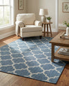 Savannah Pergola Collection Area Rug - Arbor (Navy Blue) Rectangle Navy Blue  lifestyle 28