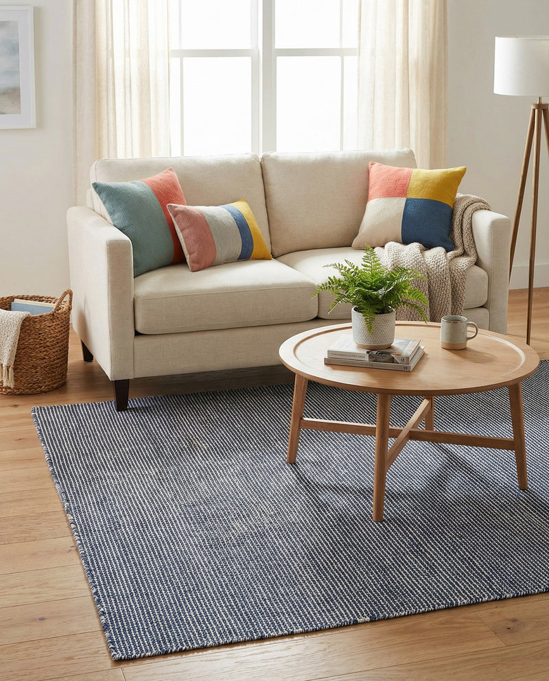 Jill Zarin Sedona Oasis Outdoor Collection Area Rug - Coconino (Navy Sky) Rectangle Navy Sky  lifestyle 8