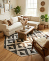 Urban Oasis Rugs Collection Area Rug -  Highrise (Charcoal Gray) Octagon Charcoal Gray  lifestyle 49