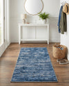 Sahara Essence Collection Area Rug - Oasis (Blue) Runner Blue  lifestyle 29