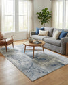 Aegean Elegance Washables Collection Area Rug -  Paros Rectangle Ivory Gray  lifestyle 18