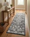 Patio Heritage Collection Area Rug - Savannah (Charcoal Gray) Runner Charcoal Gray  lifestyle 57