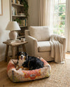 Luxury Pet Lounge Collection Pet Bed -  Cove Rectangle Multi  lifestyle 4