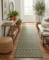 Savannah Pergola Collection Area Rug -  Pergola (Green) Runner Green  lifestyle 56
