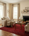 Samarkand Elegance Collection Area Rug -  Konye-Urgench Rectangle Red  lifestyle 7
