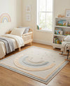 Wonder Tykes Collection Area Rug -  Frolicfield Square Multi  lifestyle 54