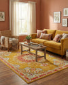 Brighton Terrace Collection Area Rug - Hove (Gold) Rectangle Gold  lifestyle 32