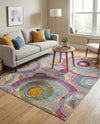 Urban Terrace Collection Area Rug -  Plaza Rectangle Multi  lifestyle 8