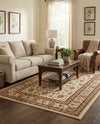 Jaipur Elegance Collection Area Rug -  Nahargarh (Cream) Rectangle Cream  lifestyle 11