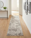 Luminara Sands Collection Area Rug - Elysium (Stone Gray) Runner Stone Gray  lifestyle 51